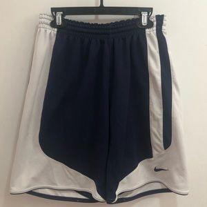Nikki Fit Dry Basketball Shorts (Navy/White)
